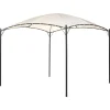 Terrasoverkappingen-Beliani VOMERO - Tuinpaviljoen - Beige - Staal