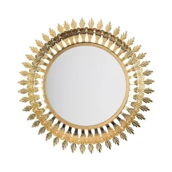 Spiegels-Beliani VOREY - Wandspiegel - Goud - Metaal