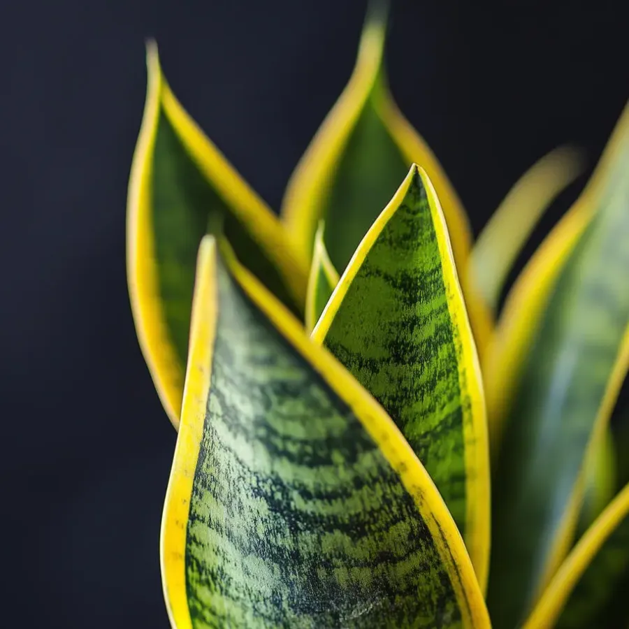 Kamerplanten-Plant in a Box Vrouwentong - Set van 2 - Sansevieria 'Futura Superba' - Hoogte 35-40cm - ⌀12cm