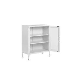 Beliani WAKATIPU - Sideboard - Wit - Staal