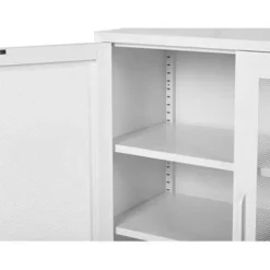 Beliani WAKATIPU - Sideboard - Wit - Staal