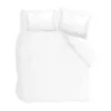 Dekbedovertrekken|Lits-Jumeaux Dekbedovertrekken-Walra - Dekbedovertrek Vintage Satin - 240x220 cm - Wit