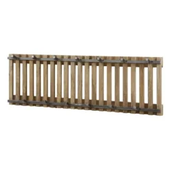Giga Living Wandkapstok Hout - 13-Haken - 100x10x33cm - Tweak