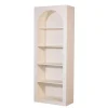 Wandkasten-Giga Meubel Wandkast Beige - 5-Vakken - 80x38x210cm - Fien