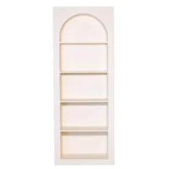 Wandkasten-Giga Meubel Wandkast Beige - 5-Vakken - 80x38x210cm - Fien