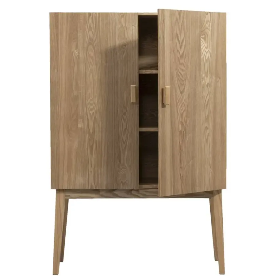 Wandkasten-Leen Bakker Wandkast Enea - essen naturel - 150x100x40 cm