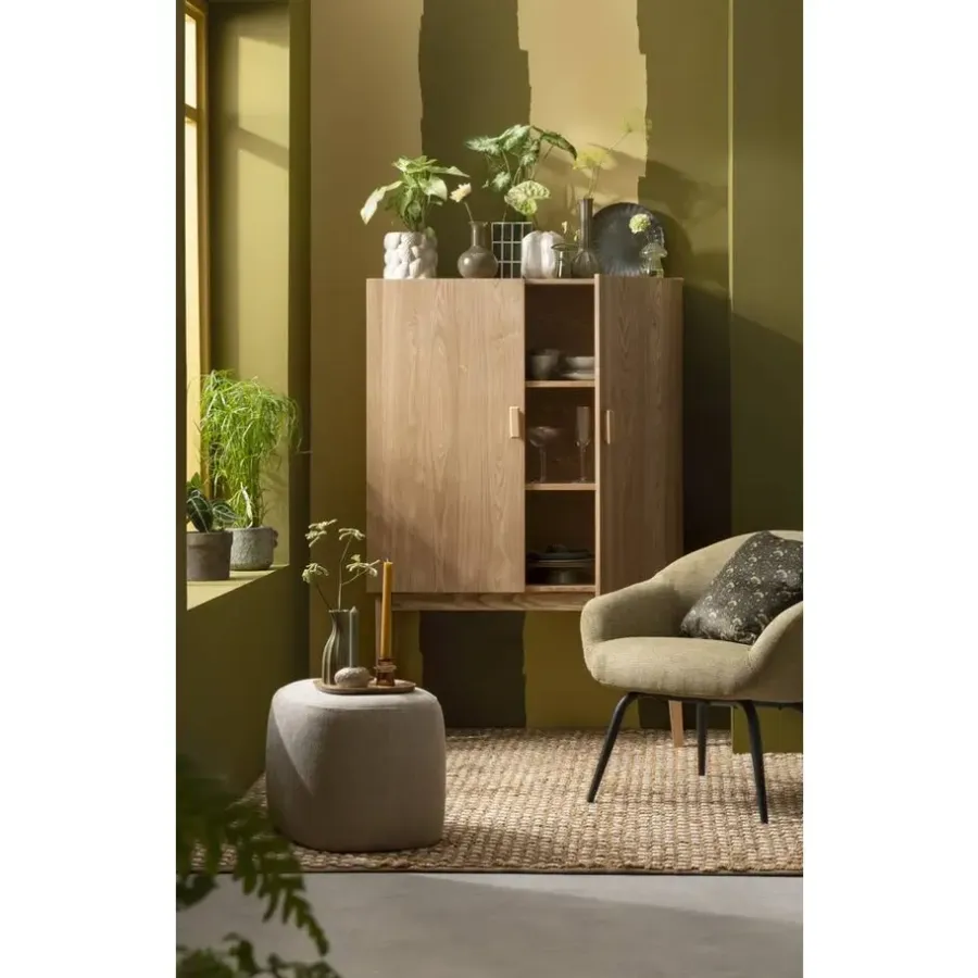 Wandkasten-Leen Bakker Wandkast Enea - essen naturel - 150x100x40 cm