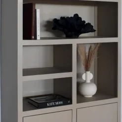 Wandkasten-Giga Meubel Wandkast Hardhout Beige - 120x45x220cm - Xander