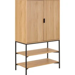 Giga Living Wandkast Naturel Eikenlook - 80x40x140cm - Juna