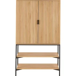 Giga Living Wandkast Naturel Eikenlook - 80x40x140cm - Juna