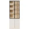Wandkasten-Leen Bakker Wandkast Virgil - zand - 220x80x40 cm