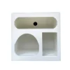 StarFurn Wandkastje Wit Hout - 60x33x60cm - Caya