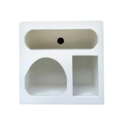 StarFurn Wandkastje Wit Hout - 60x33x60cm - Caya