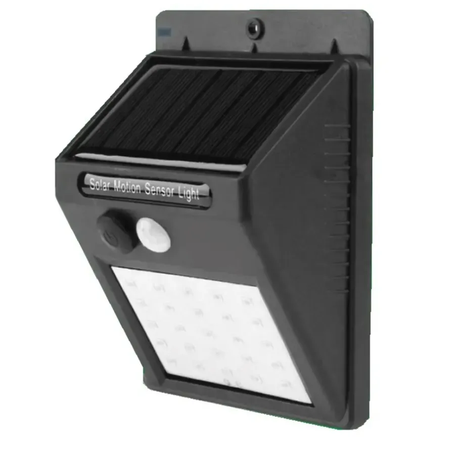 Merkloos Wandlamp - solar - tuinverlichting - LED - IP44 - 10 cm