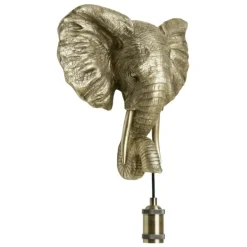 Light & Living Wandlamp Elephant - Goud - 35x13x36cm