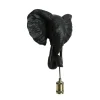 Light & Living Wandlamp Elephant - Zwart - 35x13x36cm