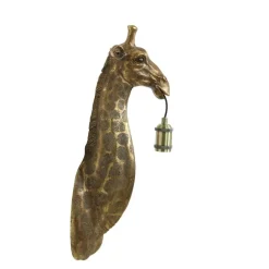 Light & Living Wandlamp Giraffe - Antiek Brons - 20.5x19x61cm