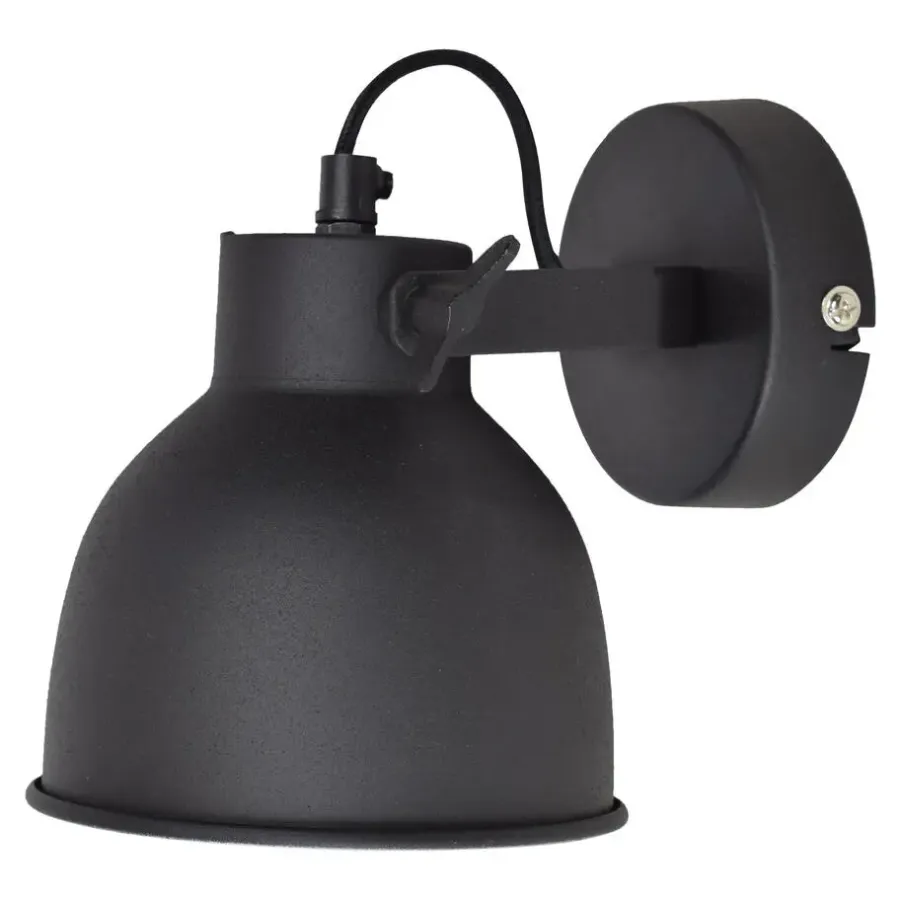 Wandlampen-Urban Interiors Wandlamp Industrial Large Ø14cm Vintage black