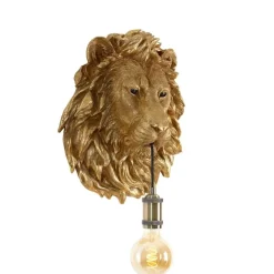 Light & Living Wandlamp Lion - Brons - 33.5x19x40.5cm