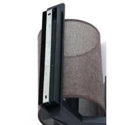 Light & Living Wandlamp Litto - Mat zwart - 22x18x36cm