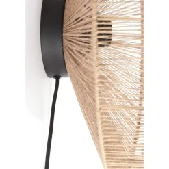 Light & Living Wandlamp Lyra - Bruin - Ø43cm