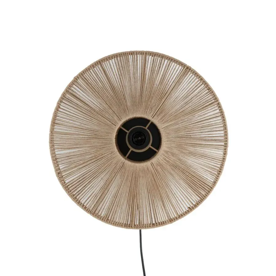 Light & Living Wandlamp Lyra - Bruin - Ø43cm