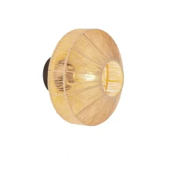Light & Living Wandlamp Lyra - Bruin - Ø31cm