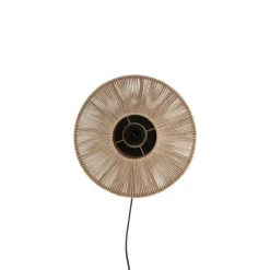 Light & Living Wandlamp Lyra - Bruin - Ø31cm