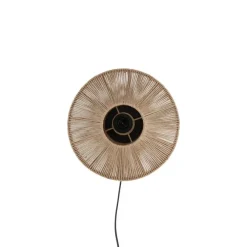 Light & Living Wandlamp Lyra - Bruin - Ø31cm