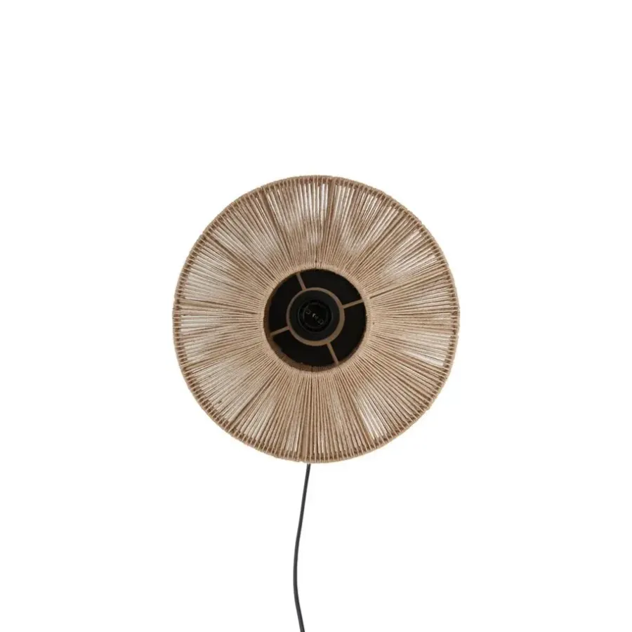 Light & Living Wandlamp Lyra - Bruin - Ø31cm