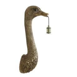 Light & Living Wandlamp Ostrich - Brons - 25x19x72cm