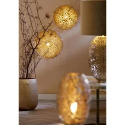 Wandlampen-Light & Living Wandlamp Sinula - Goud - Ø39cm