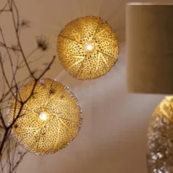Wandlampen-Light & Living Wandlamp Sinula - Goud - Ø39cm