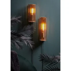 Wandlampen-Light & Living Wandlamp Strøby - Antiek Brons - Ø13cm