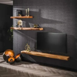Giga Living Wandplank Acaciahout 150cm - 150x25x8cm - Plank Tree