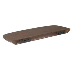 StarFurn Wandplank Bruin Hout - Set van 3 - 60x20x15cm - Gusta