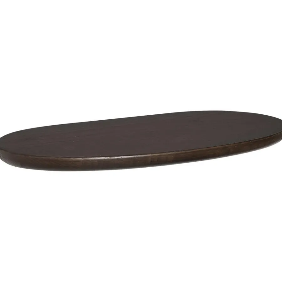 Wandplanken-Leen Bakker Wandplank Daan - donkerbruin essenhout - 40x18 cm