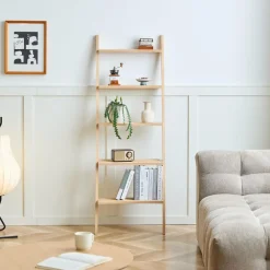 Nordlys Wandplank Ladder van Massief Natuurlijk Hout