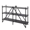 Giga Living Wandrek - Metaal - 130x85cm - Zwart - Piega