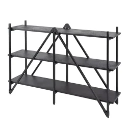 Giga Living Wandrek - Metaal - 130x85cm - Zwart - Piega