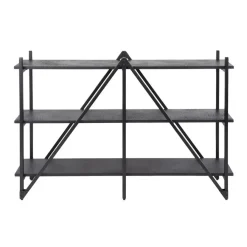 Giga Living Wandrek - Metaal - 130x85cm - Zwart - Piega