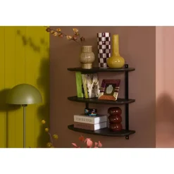 Leen Bakker Wandrek Daan - donkerbruin essenhout - 60x60x24 cm