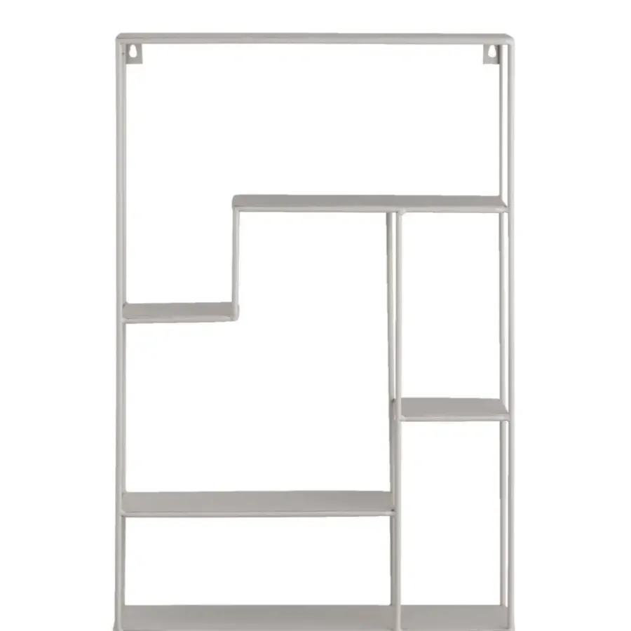 Wandrekken-Leen Bakker Wandrek Londen taupe metaal 55x35,8x10 cm