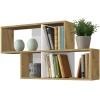 Wandrekken-Leen Bakker Wandrek Nora - eikenkleur/wit - 53x100x19,5 cm