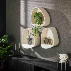 Wandrekken-Leen Bakker Wandschap Goutte 45 cm-marmer composiet