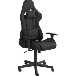 Beliani WARRIOR - Gamestoel - Zwart - Polyester