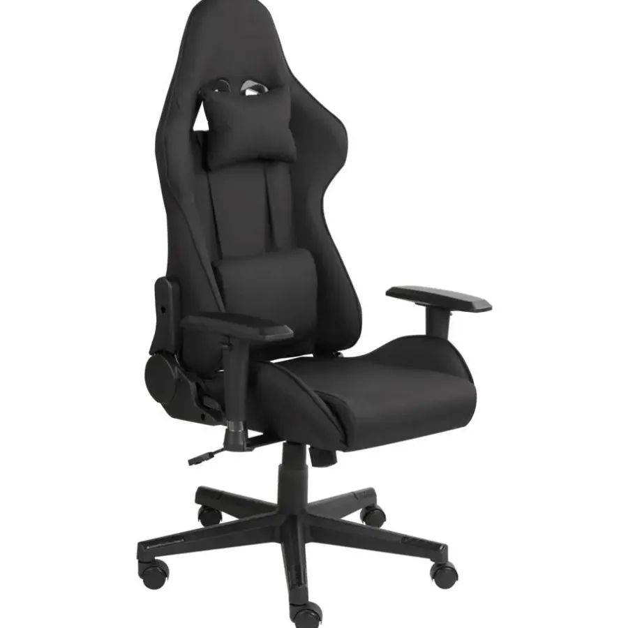 Beliani WARRIOR - Gamestoel - Zwart - Polyester