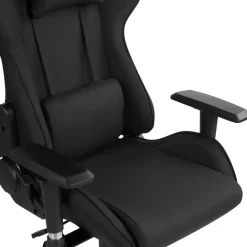 Beliani WARRIOR - Gamestoel - Zwart - Polyester