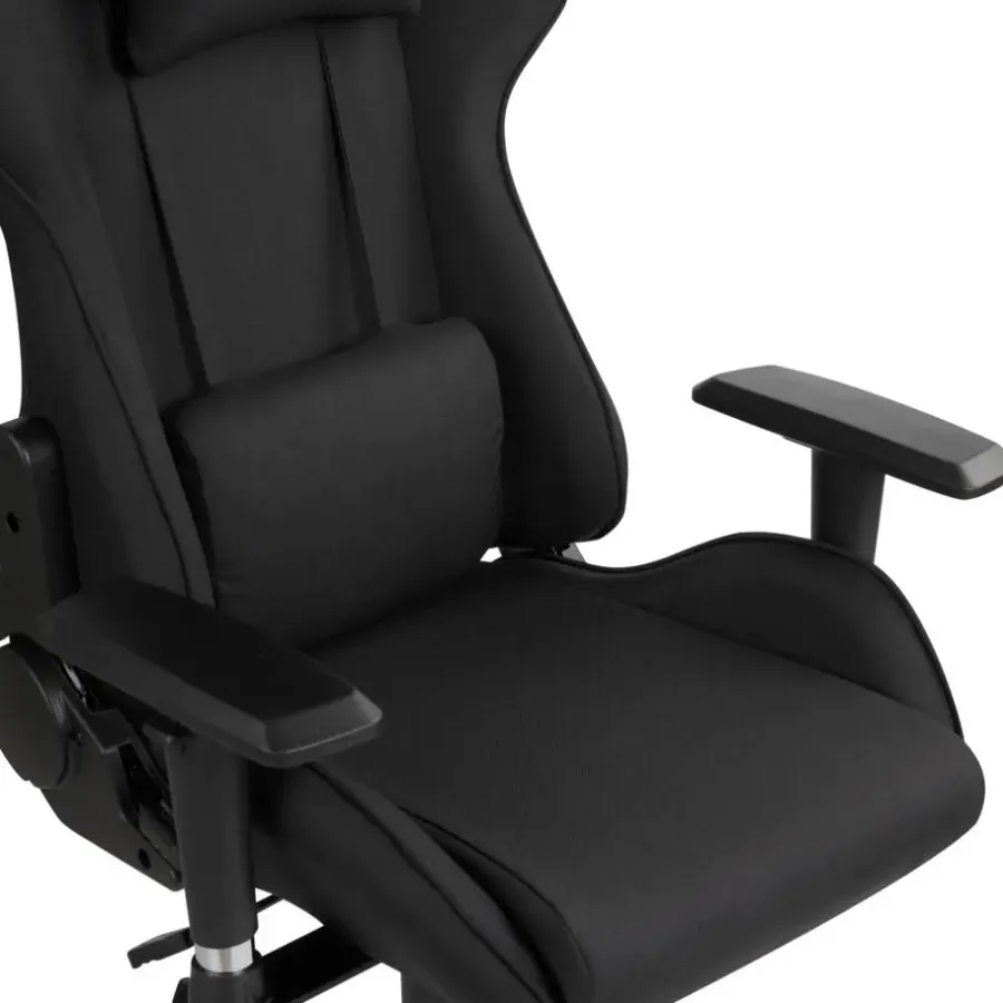 Beliani WARRIOR - Gamestoel - Zwart - Polyester