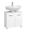 Badmeubelsets-Held Wastafelonderkast Bobbi 60cm 2 deuren - wit